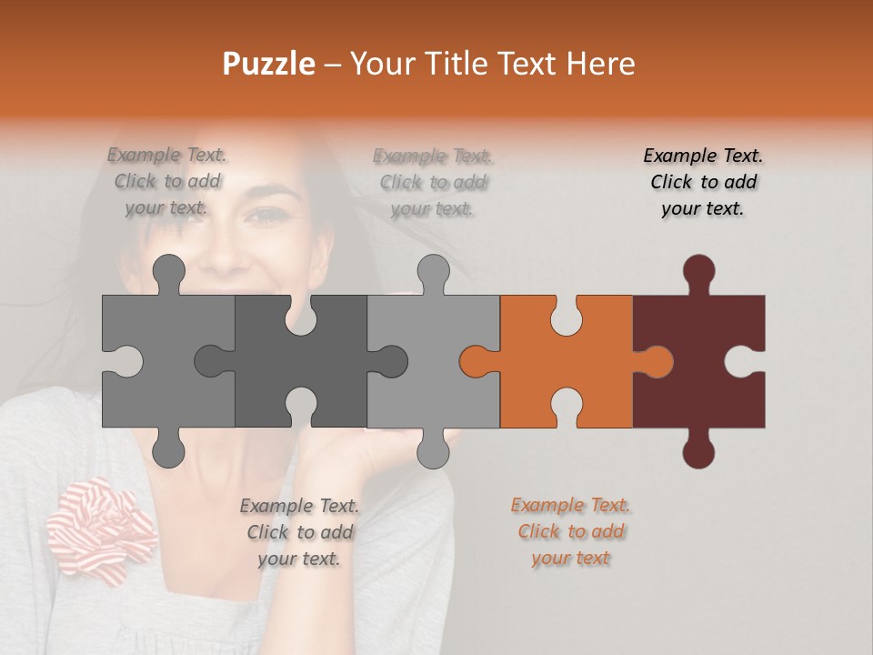 Love Pink Rabbit PowerPoint Template