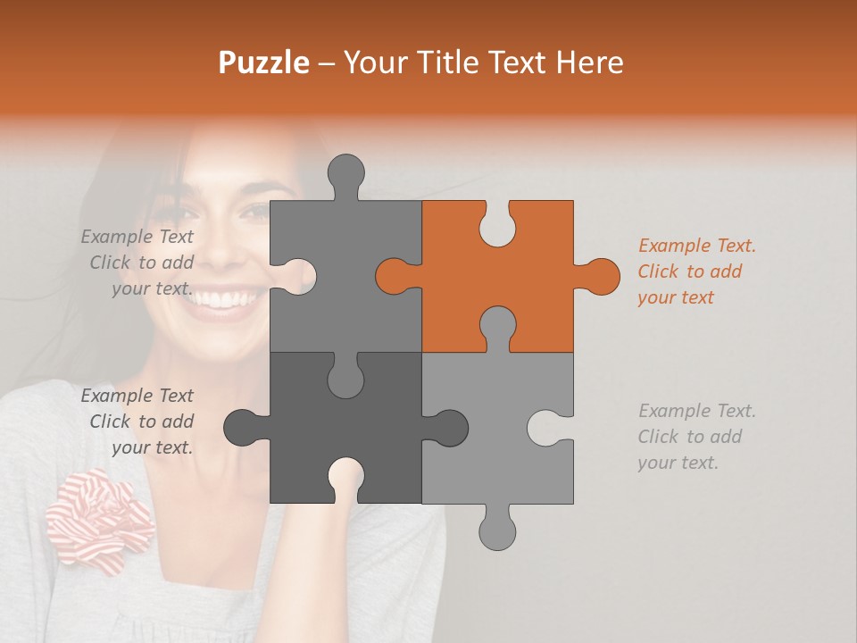 Love Pink Rabbit PowerPoint Template