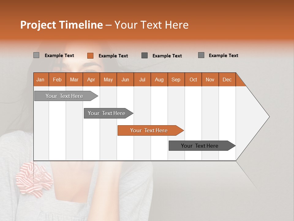 Love Pink Rabbit PowerPoint Template