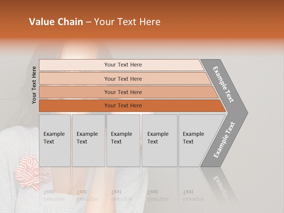 Love Pink Rabbit PowerPoint Template