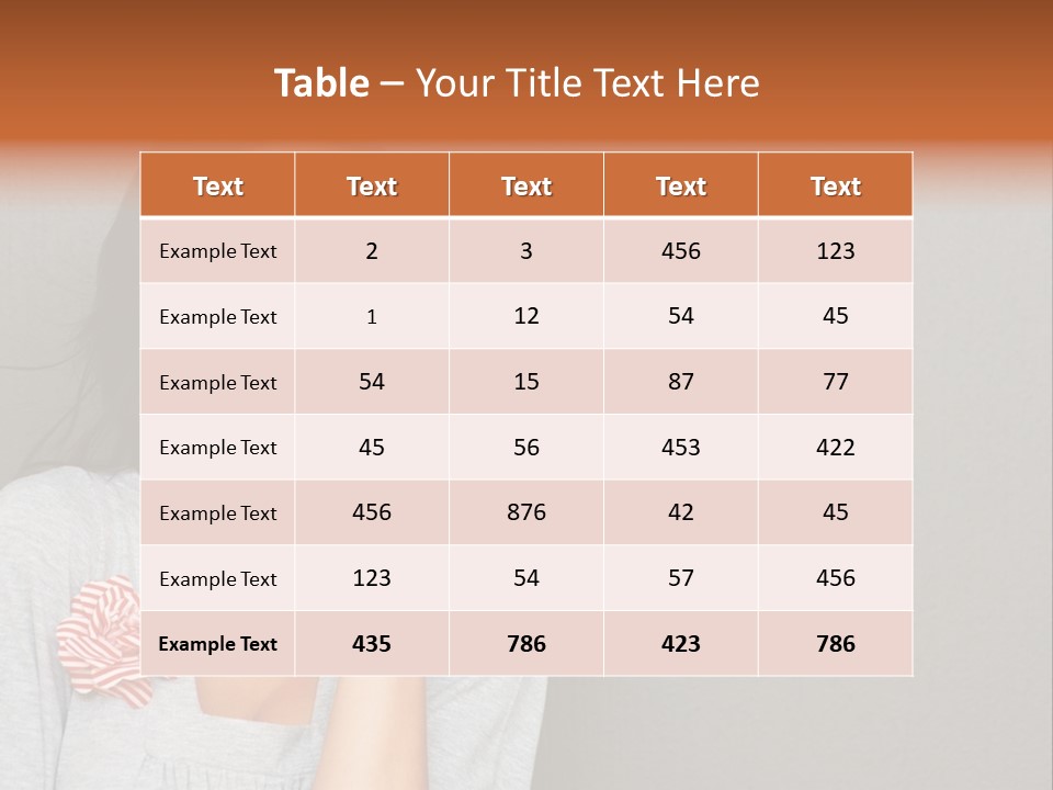 Love Pink Rabbit PowerPoint Template