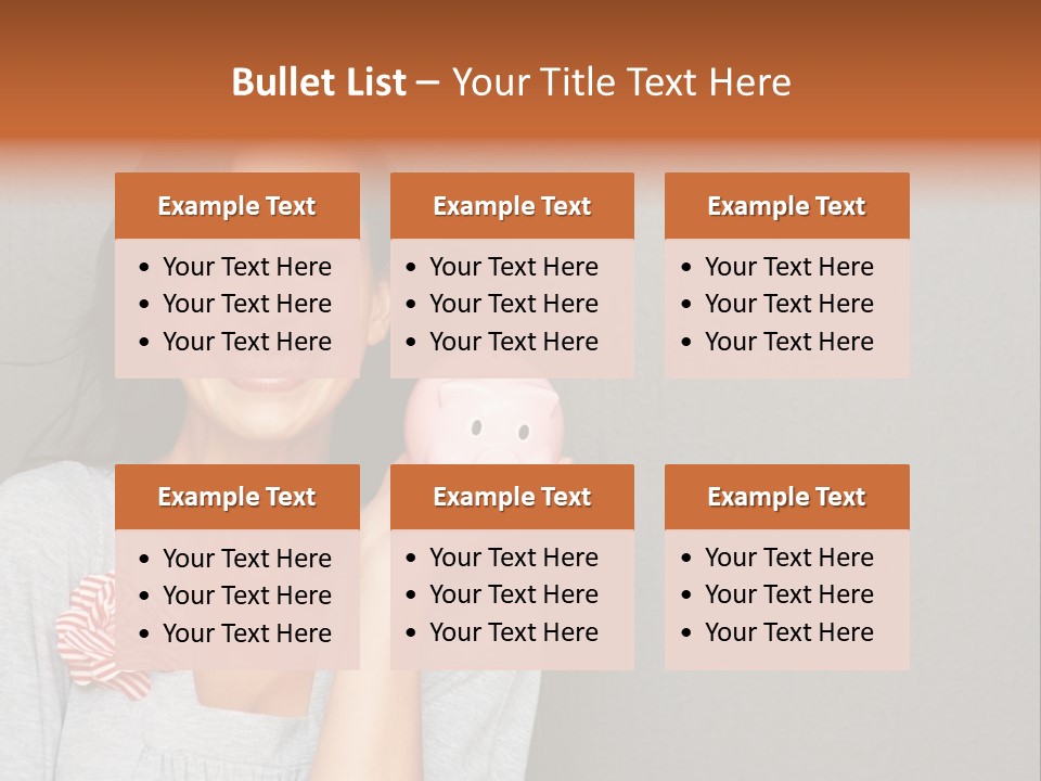 Love Pink Rabbit PowerPoint Template