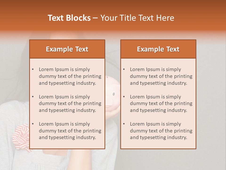 Love Pink Rabbit PowerPoint Template