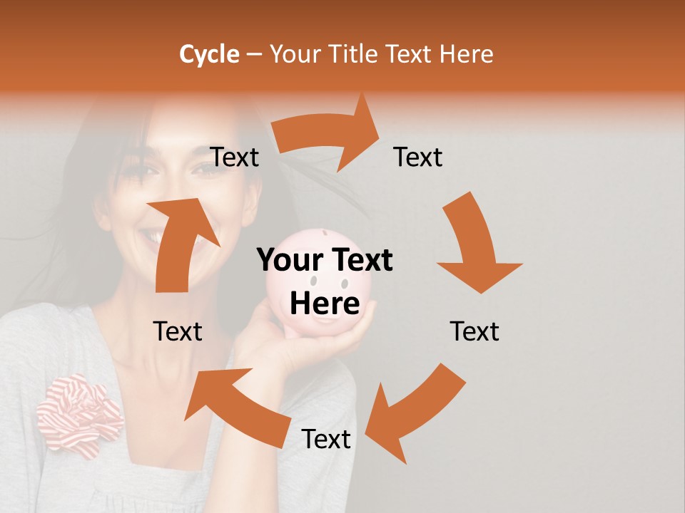 Love Pink Rabbit PowerPoint Template