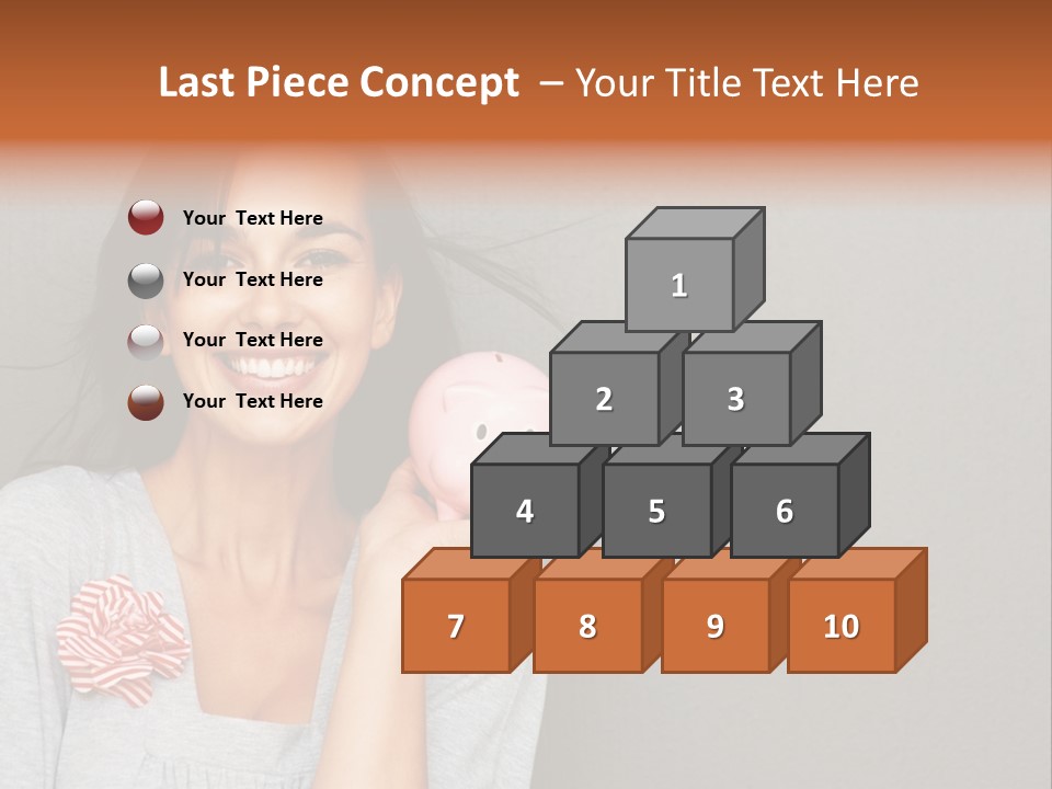 Love Pink Rabbit PowerPoint Template