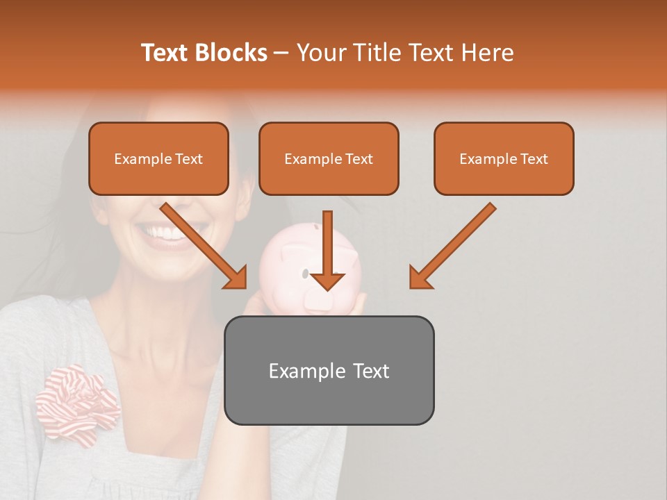 Love Pink Rabbit PowerPoint Template