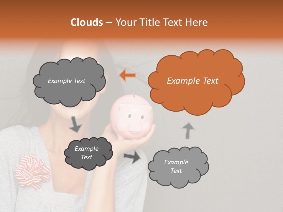 Love Pink Rabbit PowerPoint Template