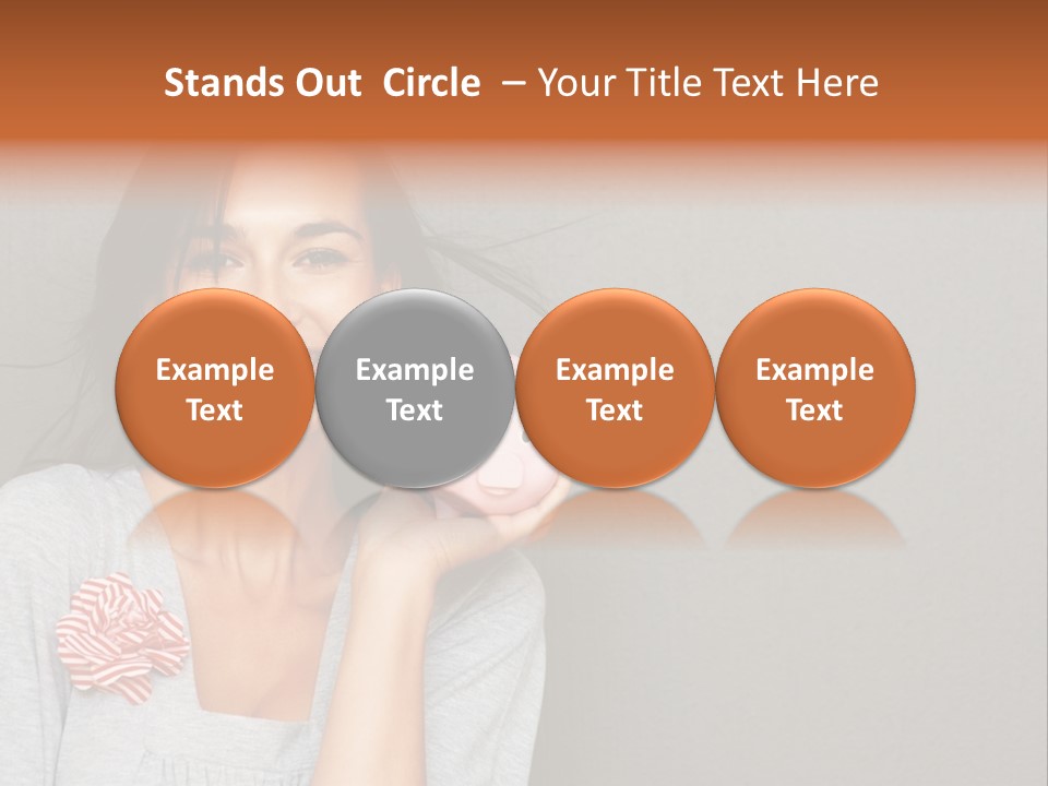 Love Pink Rabbit PowerPoint Template