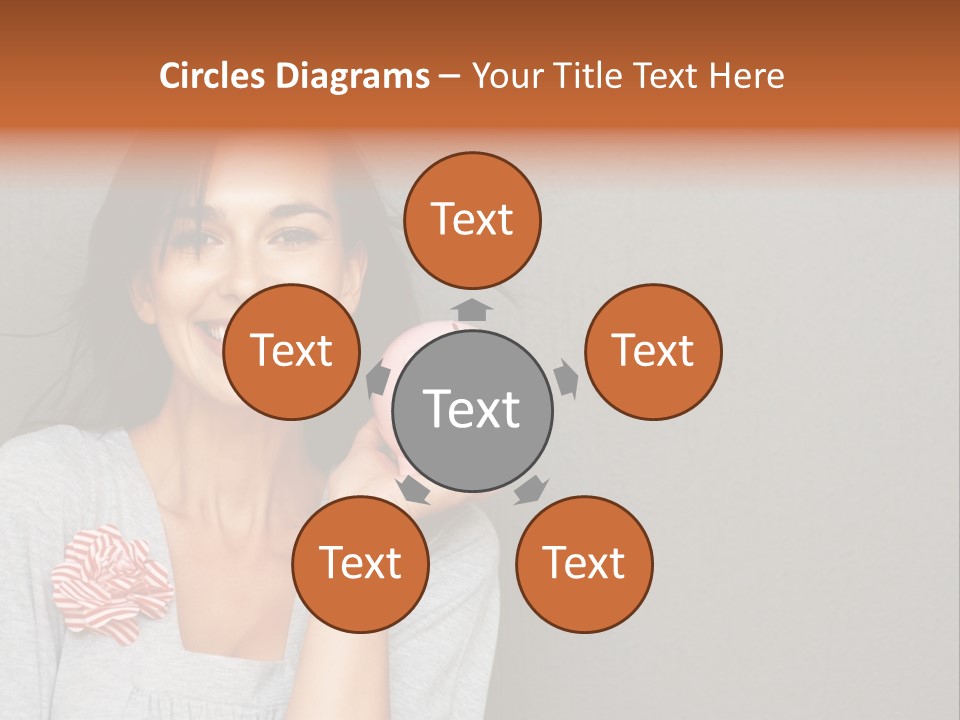 Love Pink Rabbit PowerPoint Template