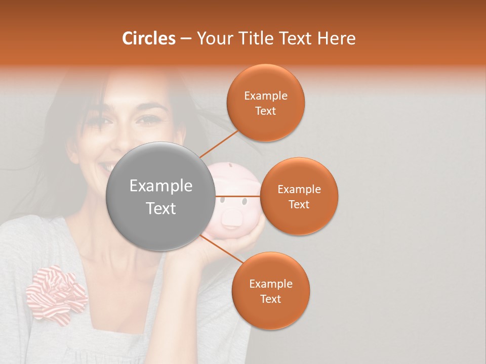 Love Pink Rabbit PowerPoint Template