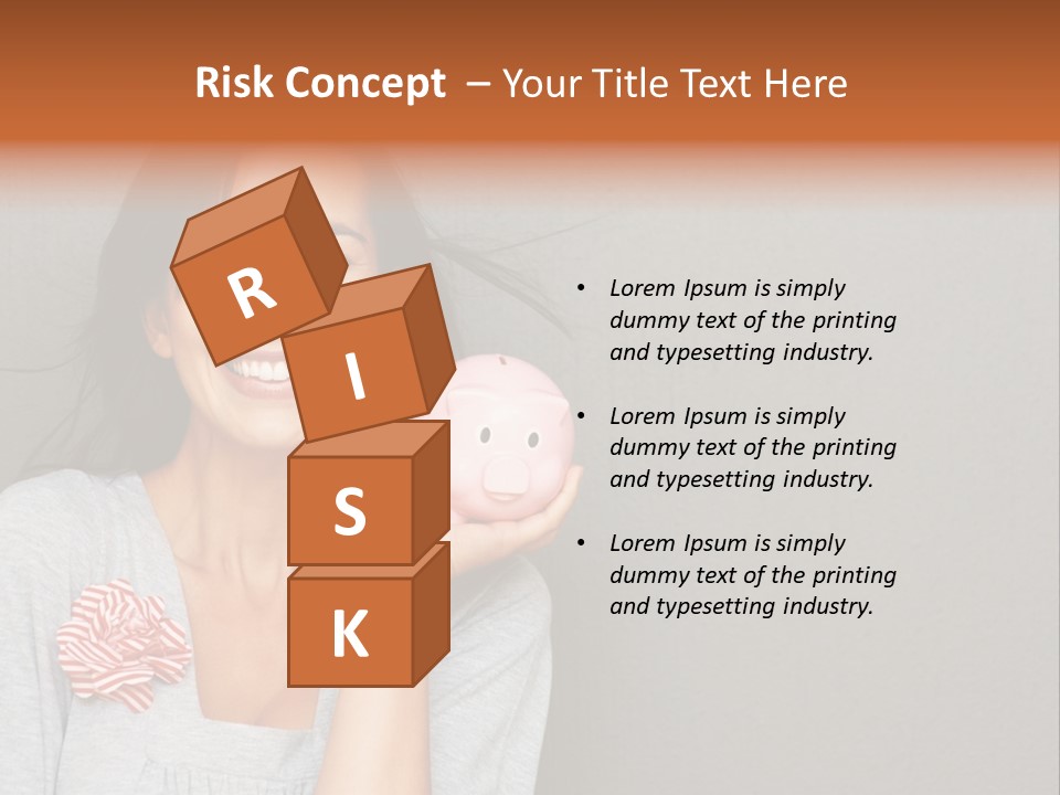 Love Pink Rabbit PowerPoint Template