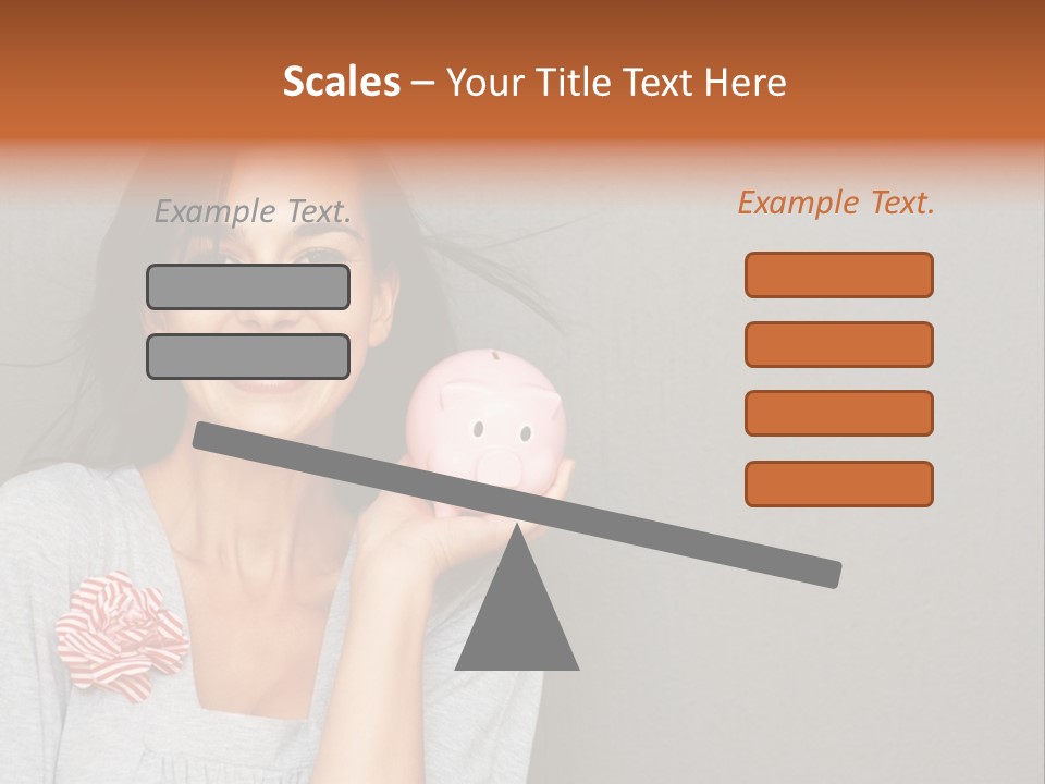 Love Pink Rabbit PowerPoint Template