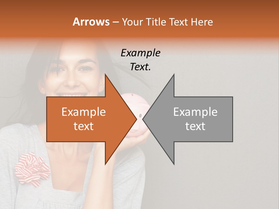 Love Pink Rabbit PowerPoint Template