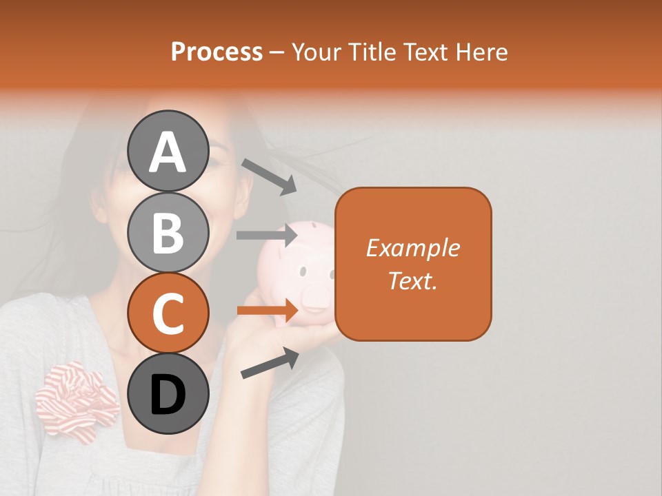 Love Pink Rabbit PowerPoint Template