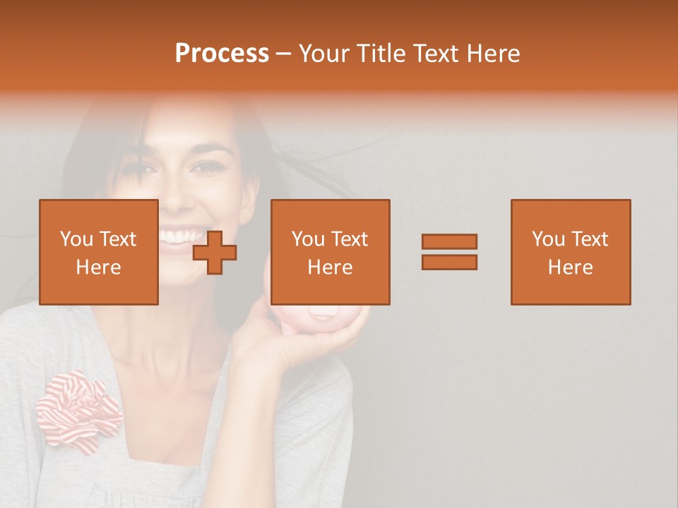 Love Pink Rabbit PowerPoint Template