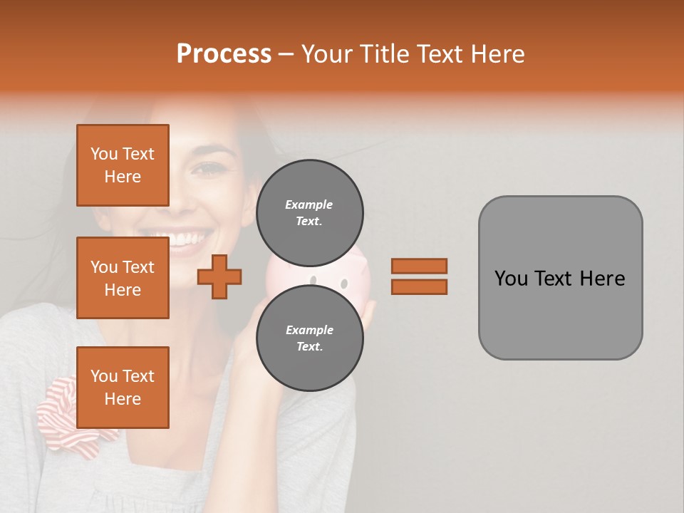 Love Pink Rabbit PowerPoint Template