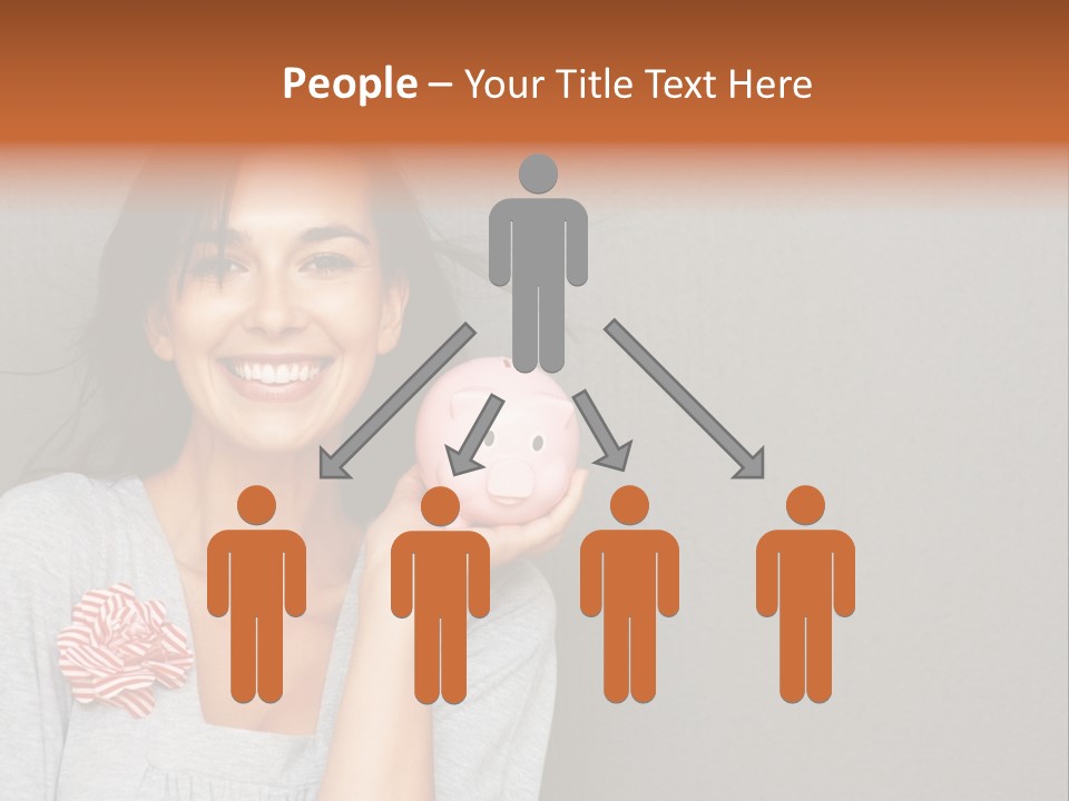 Love Pink Rabbit PowerPoint Template