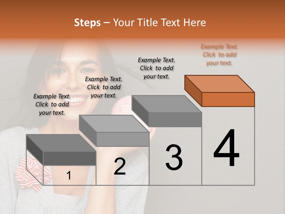 Love Pink Rabbit PowerPoint Template