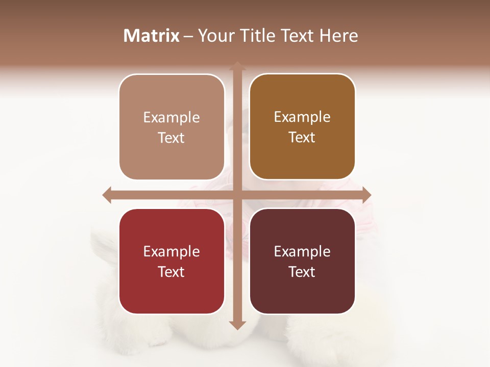 Love Pink Rabbit PowerPoint Template