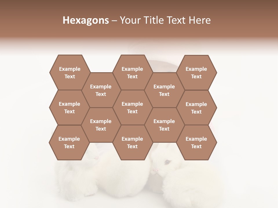 Love Pink Rabbit PowerPoint Template