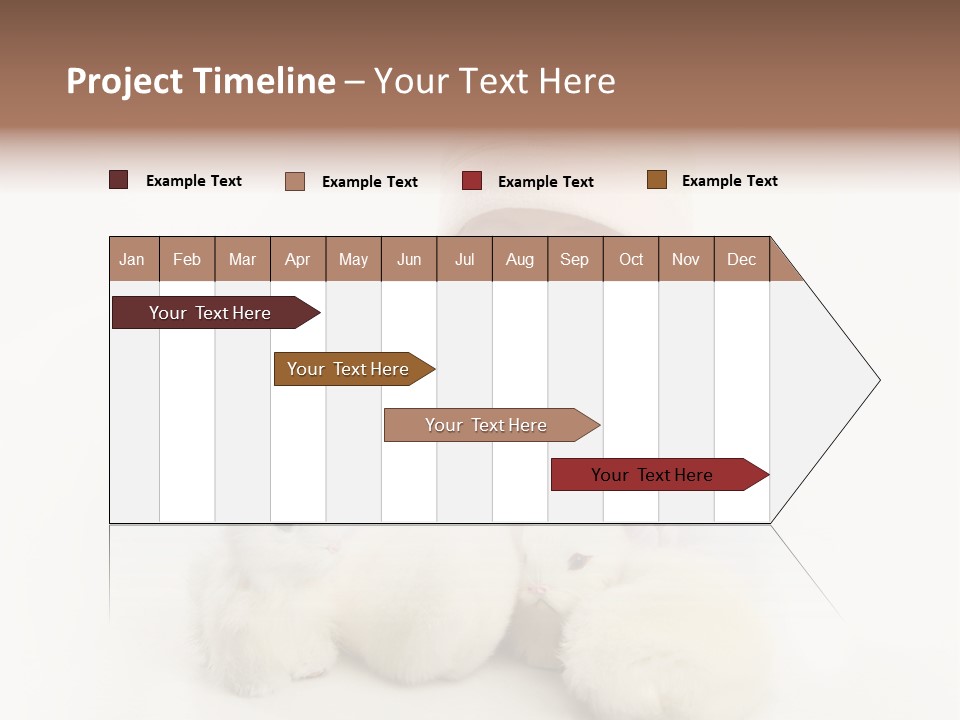 Love Pink Rabbit PowerPoint Template