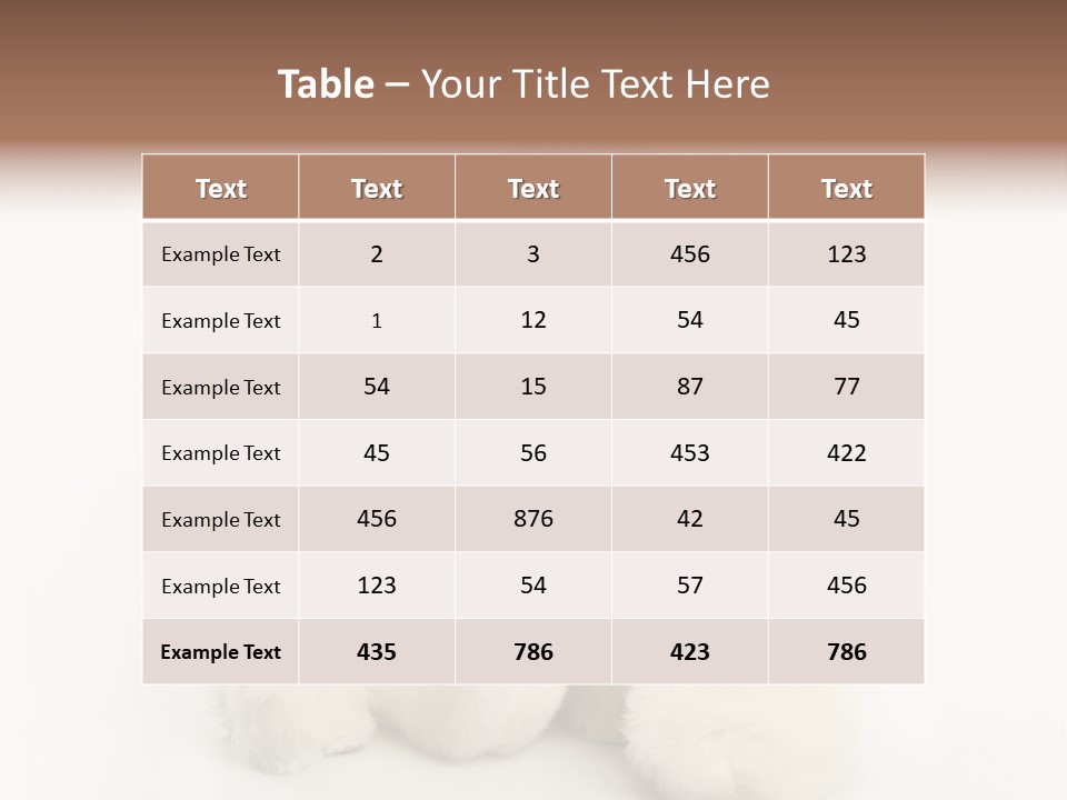 Love Pink Rabbit PowerPoint Template