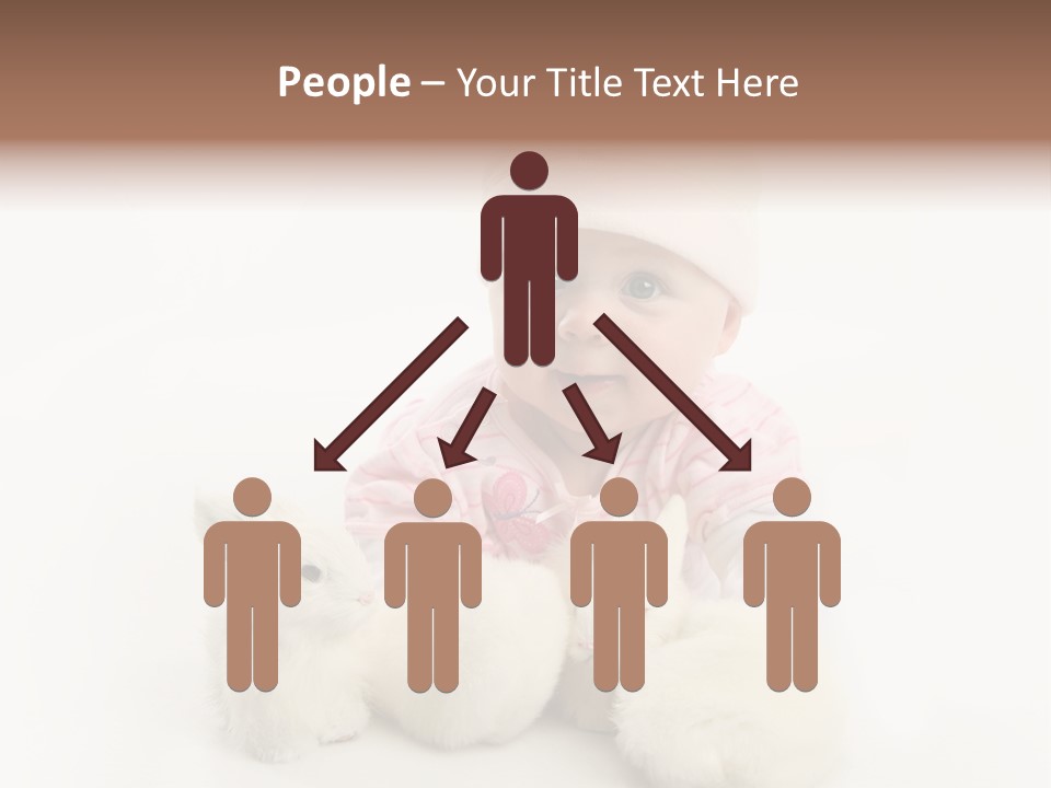 Love Pink Rabbit PowerPoint Template