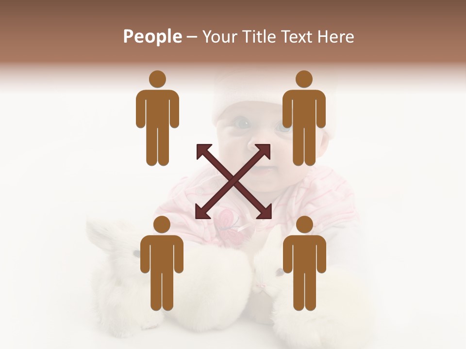 Love Pink Rabbit PowerPoint Template