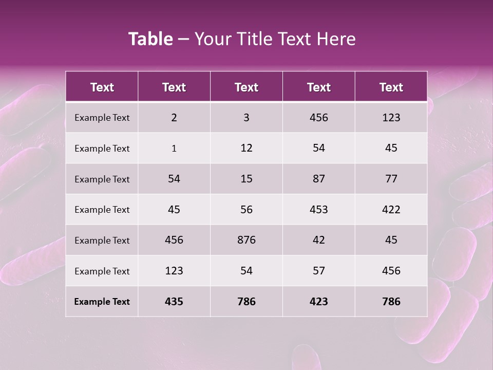 Sem Human Hiv PowerPoint Template