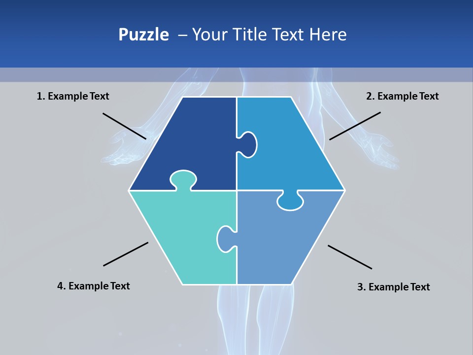 Flying Skeleton Bones PowerPoint Template