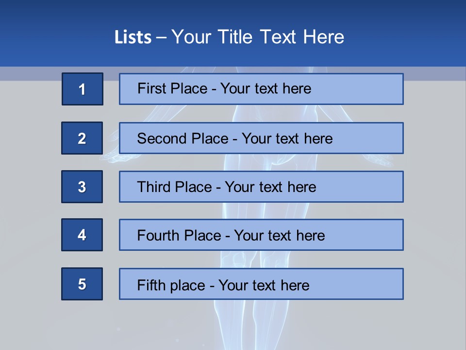 Flying Skeleton Bones PowerPoint Template