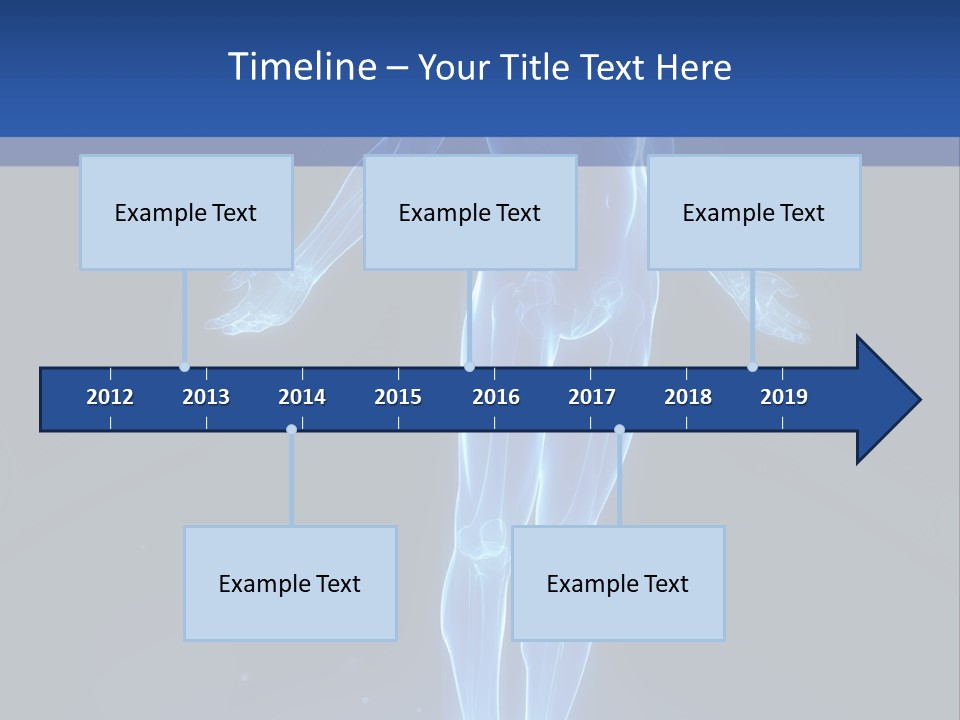 Flying Skeleton Bones PowerPoint Template