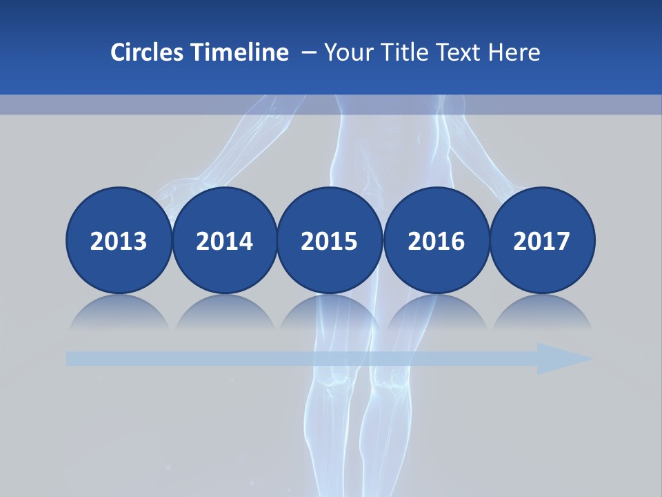 Flying Skeleton Bones PowerPoint Template