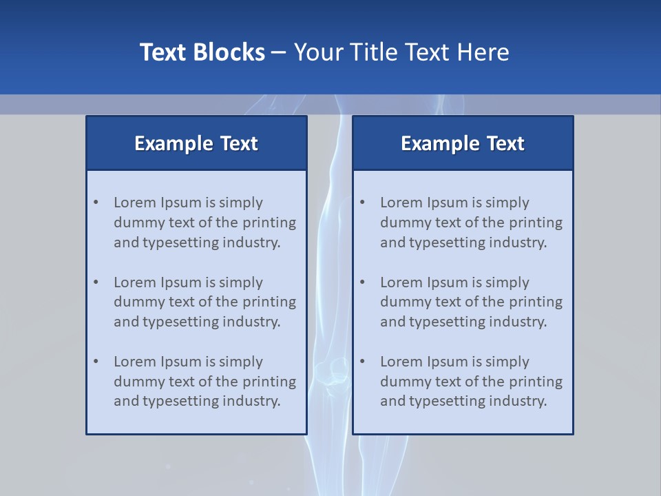 Flying Skeleton Bones PowerPoint Template