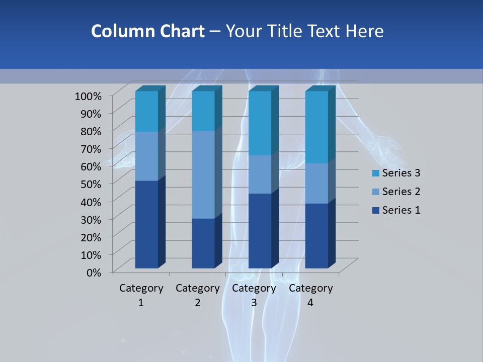 Flying Skeleton Bones PowerPoint Template