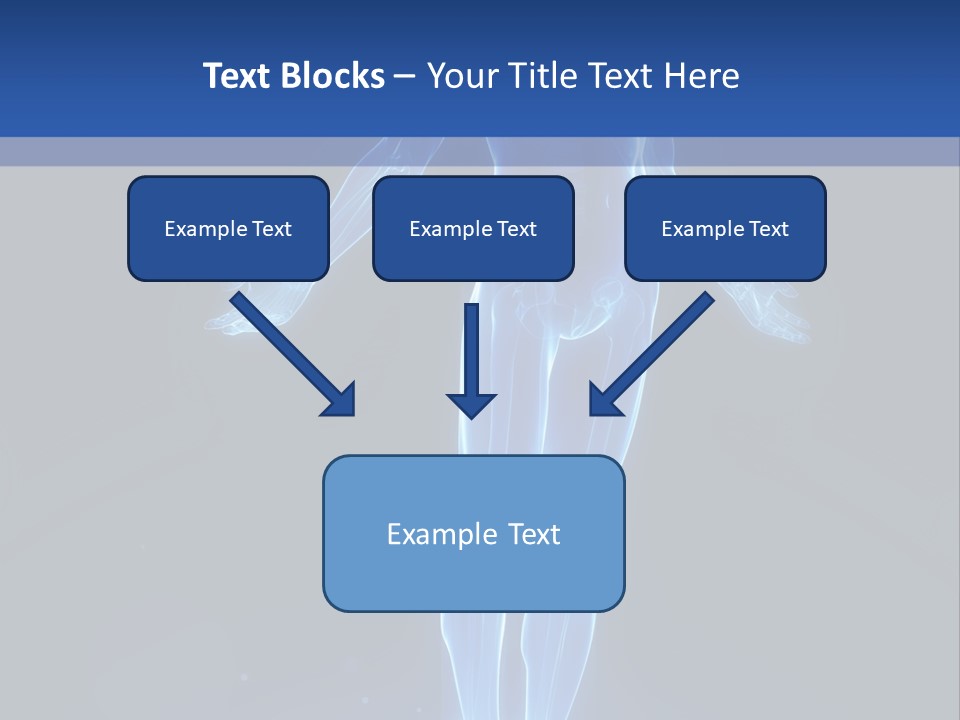 Flying Skeleton Bones PowerPoint Template