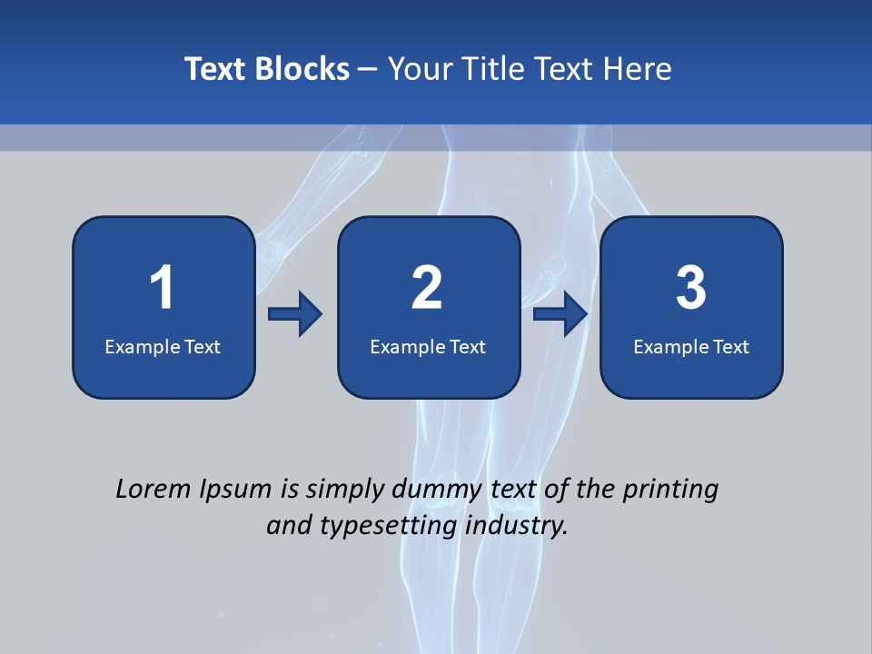 Flying Skeleton Bones PowerPoint Template