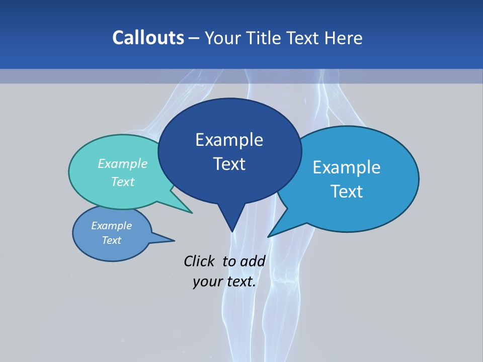 Flying Skeleton Bones PowerPoint Template
