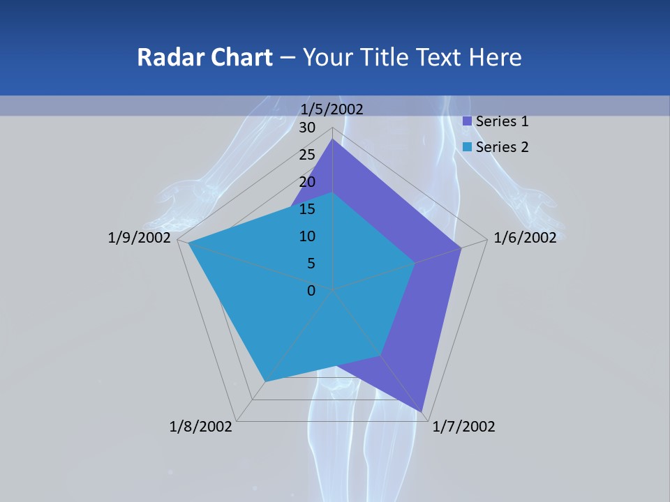 Flying Skeleton Bones PowerPoint Template