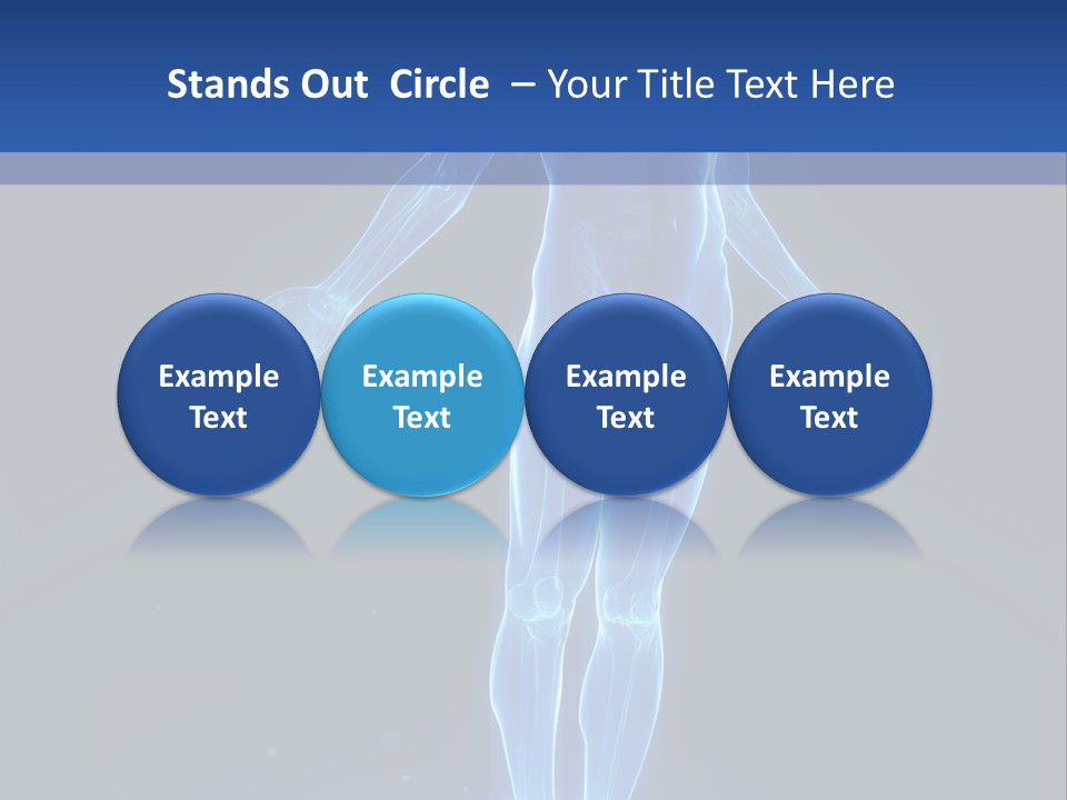 Flying Skeleton Bones PowerPoint Template