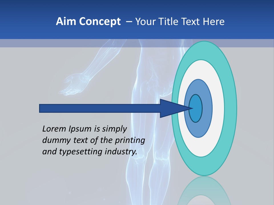 Flying Skeleton Bones PowerPoint Template