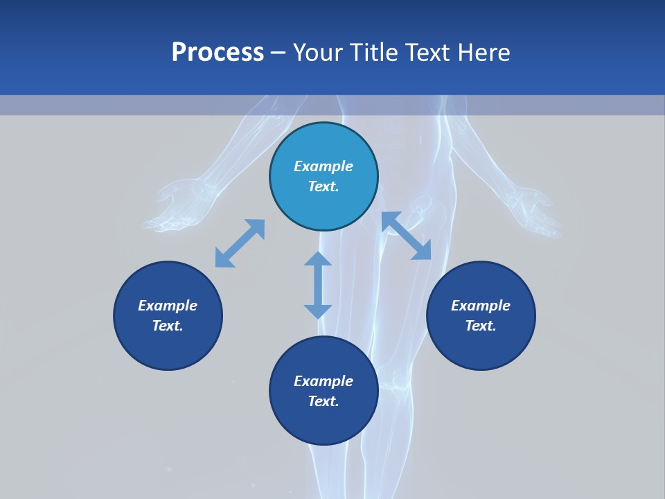 Flying Skeleton Bones PowerPoint Template