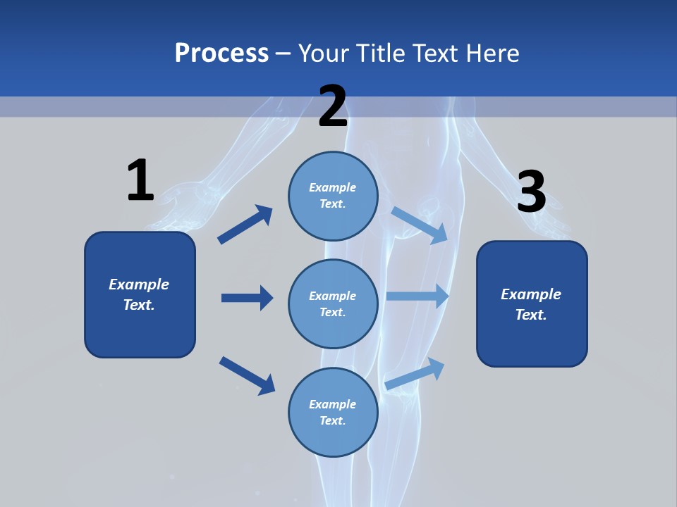 Flying Skeleton Bones PowerPoint Template
