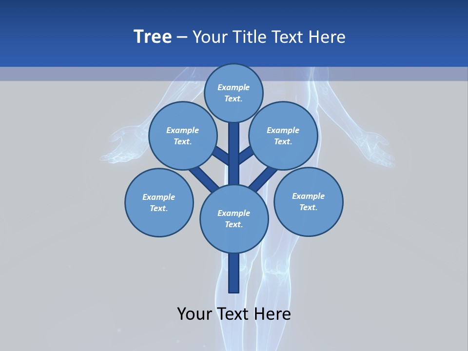 Flying Skeleton Bones PowerPoint Template