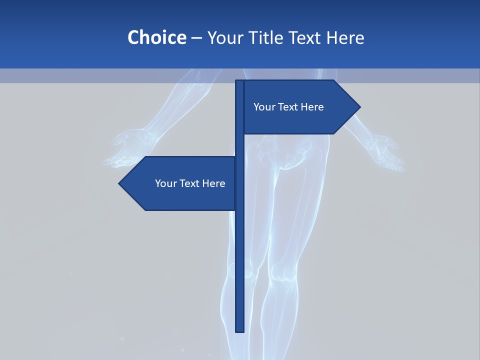 Flying Skeleton Bones PowerPoint Template