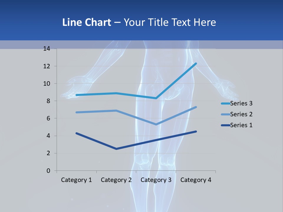 Flying Skeleton Bones PowerPoint Template