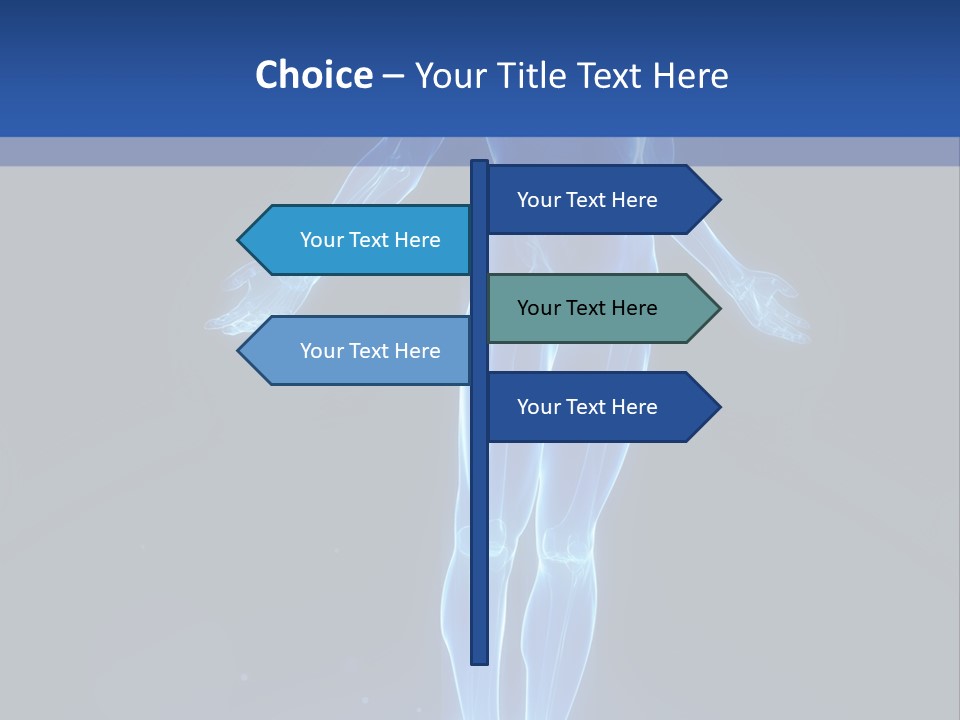 Flying Skeleton Bones PowerPoint Template