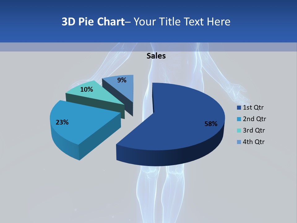 Flying Skeleton Bones PowerPoint Template