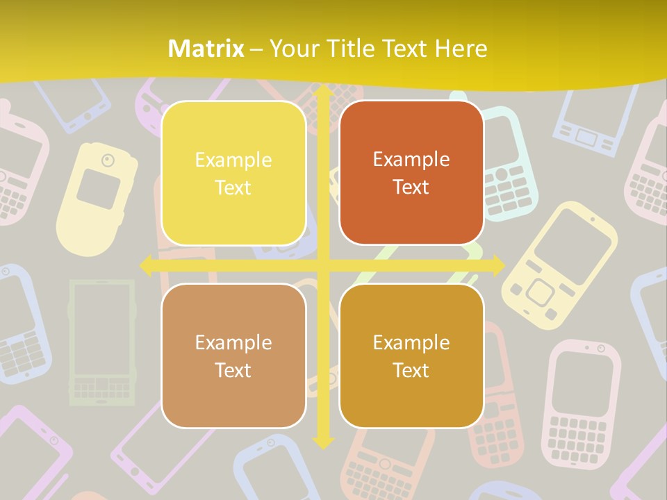 Speak Display Pattern PowerPoint Template