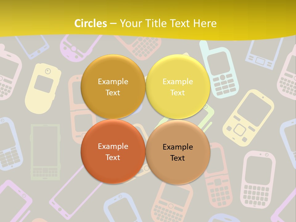 Speak Display Pattern PowerPoint Template
